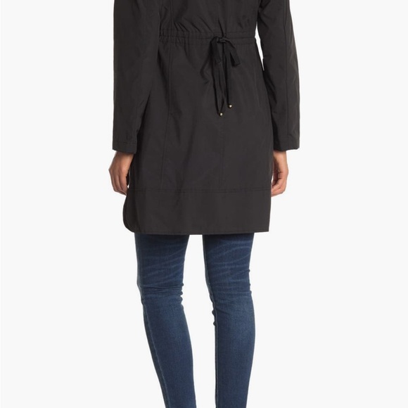 Cole Haan Women's Black Trench Coat - Picture 4 of 7